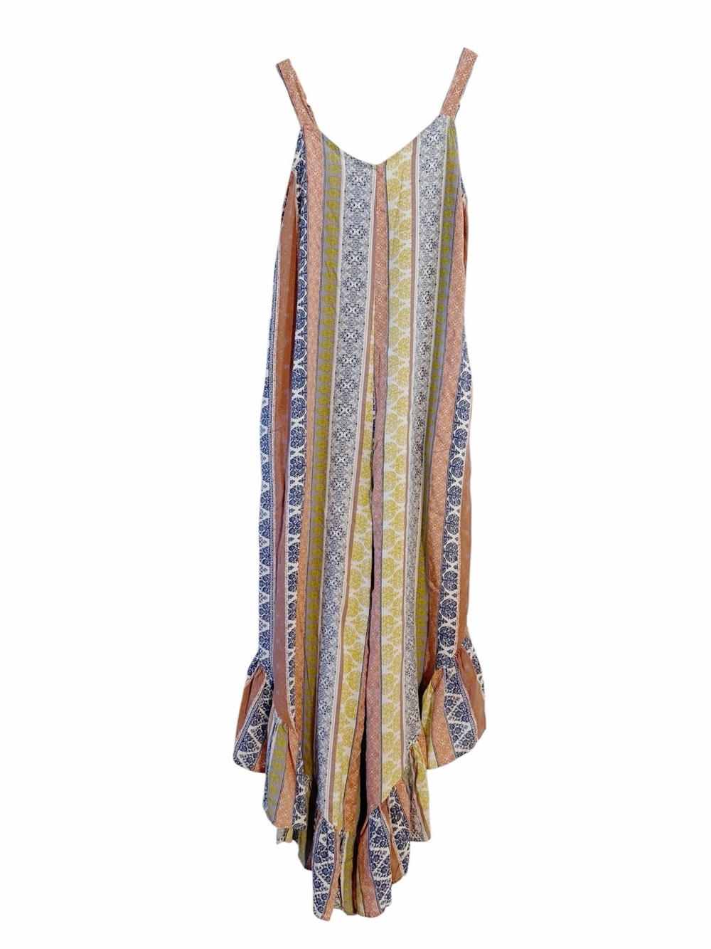 boho ruffle jumpsuit hippiecore japna size xs